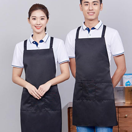 Nordic style Apron / Chef apron unisex / Oil-proof and stain-proof cleaning apron / Cafe kitchen cooking apron / Simple apron Waiter work clothes