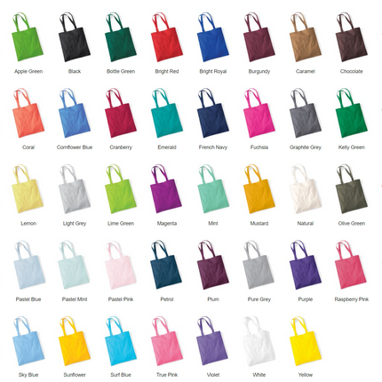 Custom Tote Bags With Your Logo, Custom Promotional Tote Bags, Photo or Text Print