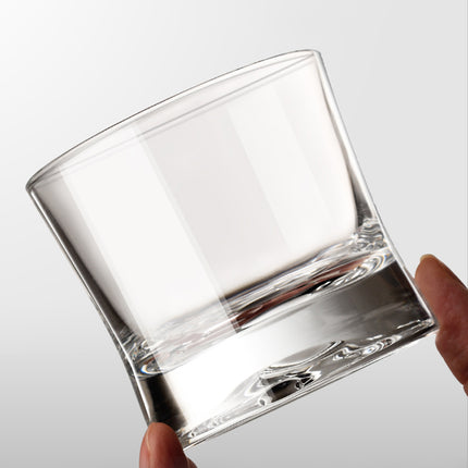 Lunar Textured Bottom Whiskey Glass,pair of cups