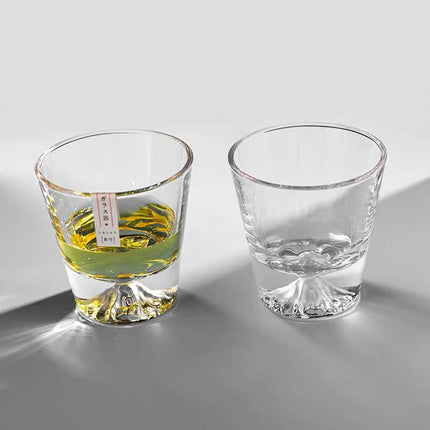 Mt. Fuji Rock Glass,a whiskey glass